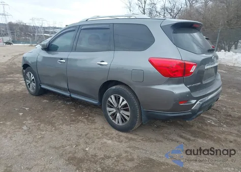 2017 Nissan Pathfinder Sl из США, поврежденный, VIN 5N1DR2MM9HC698744